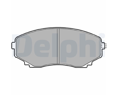 Brake Pad Set, disc brake LP1095 Delphi