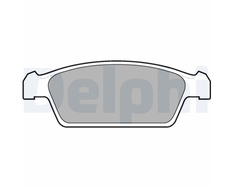 Brake Pad Set, disc brake LP1100 Delphi