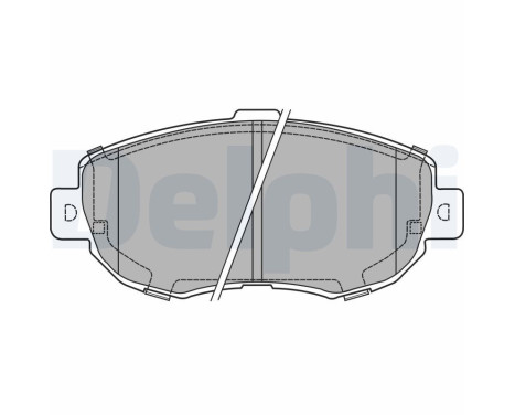 Brake Pad Set, disc brake LP1140 Delphi