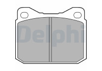 Brake Pad Set, disc brake LP117 Delphi