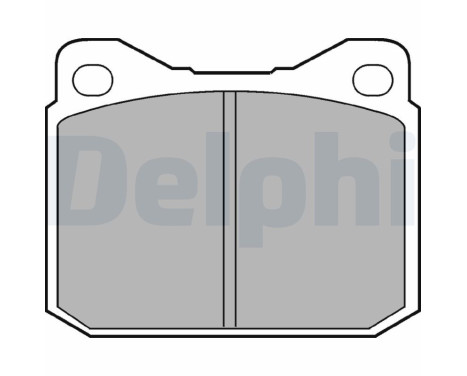 Brake Pad Set, disc brake LP117 Delphi