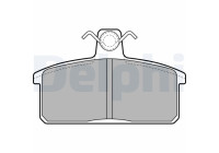 Brake Pad Set, disc brake LP1201 Delphi