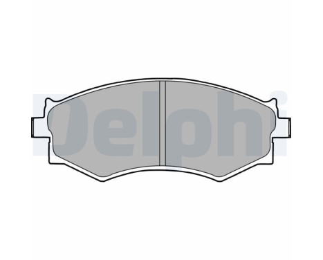 Brake Pad Set, disc brake LP1228 Delphi