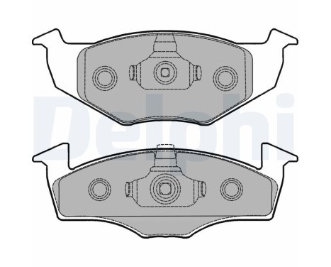 Brake Pad Set, disc brake LP1249 Delphi