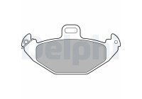 Brake Pad Set, disc brake LP1252 Delphi