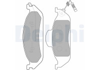 Brake Pad Set, disc brake LP1299 Delphi