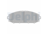 Brake Pad Set, disc brake LP1305 Delphi