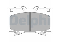 Brake Pad Set, disc brake LP1308 Delphi