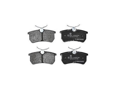 Brake Pad Set, disc brake LP1316 Delphi, Image 2