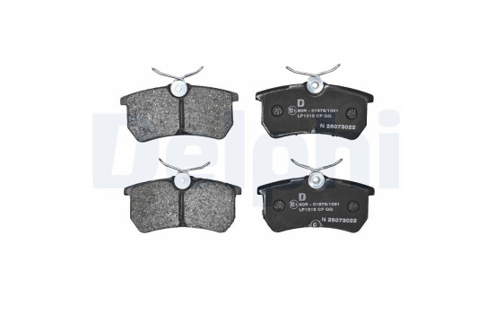 Brake Pad Set, disc brake LP1316 Delphi, Image 2