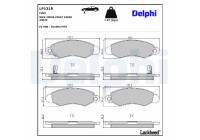 Brake Pad Set, disc brake LP1318 Delphi