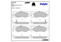 Brake Pad Set, disc brake LP1318 Delphi