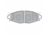Brake Pad Set, disc brake LP1390 Delphi