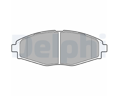 Brake Pad Set, disc brake LP1390 Delphi