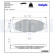 Brake Pad Set, disc brake LP1390 Delphi
