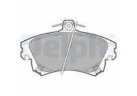 Brake Pad Set, disc brake LP1398 Delphi