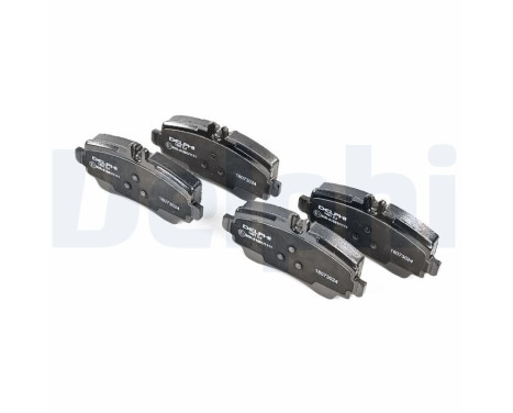 Brake Pad Set, disc brake LP1401 Delphi