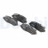 Brake Pad Set, disc brake LP1401 Delphi