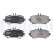 Brake Pad Set, disc brake LP1401 Delphi, Thumbnail 2