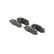 Brake Pad Set, disc brake LP1401 Delphi