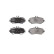 Brake Pad Set, disc brake LP1401 Delphi, Thumbnail 2