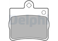 Brake Pad Set, disc brake LP1402 Delphi
