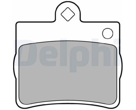 Brake Pad Set, disc brake LP1402 Delphi