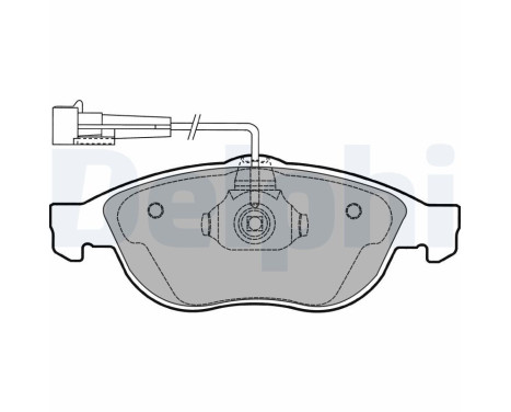 Brake Pad Set, disc brake LP1404 Delphi