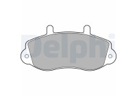 Brake Pad Set, disc brake LP1406 Delphi