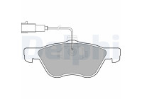 Brake Pad Set, disc brake LP1408 Delphi