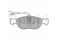 Brake Pad Set, disc brake LP1413 Delphi
