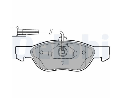 Brake Pad Set, disc brake LP1413 Delphi