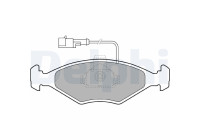 Brake Pad Set, disc brake LP1415 Delphi