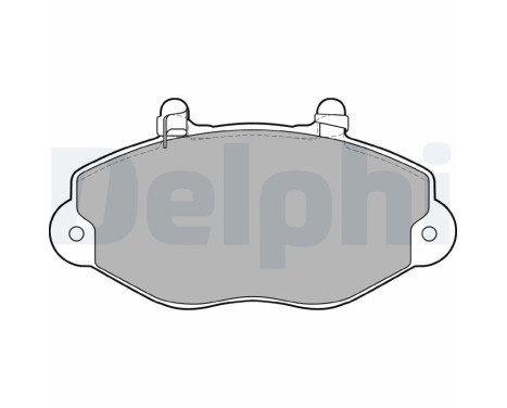 Brake Pad Set, disc brake LP1418 Delphi