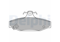 Brake Pad Set, disc brake LP1420 Delphi