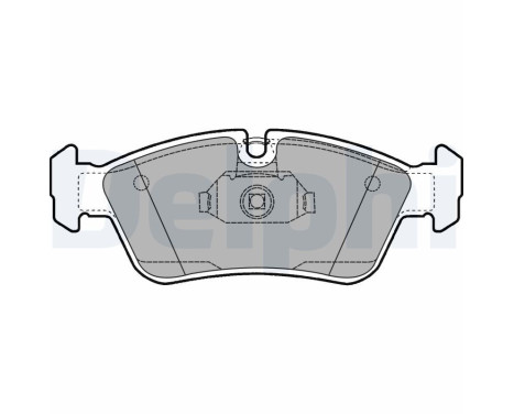 Brake Pad Set, disc brake LP1421 Delphi