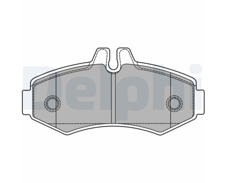 Brake Pad Set, disc brake LP1425 Delphi