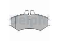 Brake Pad Set, disc brake LP1437 Delphi