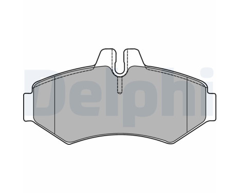 Brake Pad Set, disc brake LP1437 Delphi