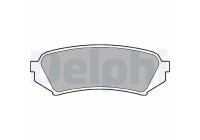 Brake Pad Set, disc brake LP1438 Delphi