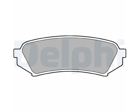 Brake Pad Set, disc brake LP1438 Delphi