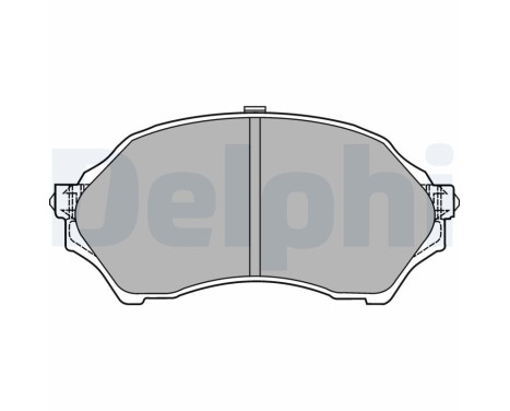 Brake Pad Set, disc brake LP1440 Delphi