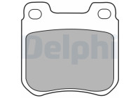 Brake Pad Set, disc brake LP1441 Delphi