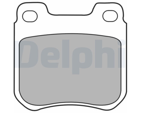 Brake Pad Set, disc brake LP1441 Delphi