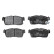 Brake Pad Set, disc brake LP1442 Delphi, Thumbnail 3
