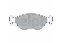 Brake pad set, disc brake LP1443 Delphi