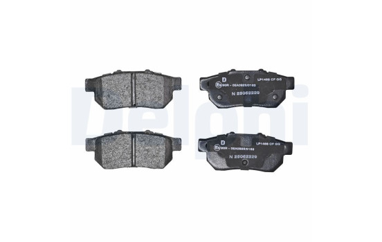 Brake Pad Set, disc brake LP1456 Delphi, Image 2