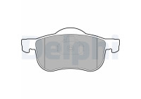 Brake Pad Set, disc brake LP1458 Delphi