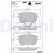 Brake Pad Set, disc brake LP1458 Delphi