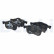 Brake Pad Set, disc brake LP1458 Delphi
